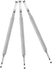 FOMIYES Pcs Stainless Steel Cuticle Pushers Nail Polish Scraper for Professional Manicure