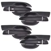 Set Black Handle Bowl Insert Cover Fits Isuzu D-max Hi-Lander 4 Door 2020 2021