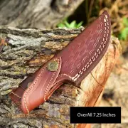 Genuine Leather Fixed Blade Knife Leather sheath X504
