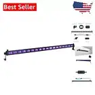 Portable 54W UV Black Light Bar with Adjustable Brackets - Glow Party Essential