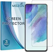 [MEZON] [3 Pack] Anti-Glare Matte Screen Protector Film for Samsung Galaxy S21 FE 5G – Case Friendly, Shock Absorption (S21 FE, Matte)
