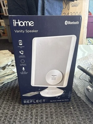 iHome Reflect Vanity Mirror with Bluetooth Speaker - Model #ICVBT22