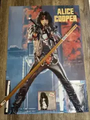 VINTAGE POSTER: ALICE COOPER Trash (Original InStore 1989)