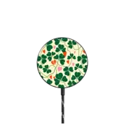 Magnetic Wireless Charger Clover Hearts Creme