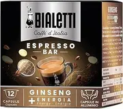 Bialetti I Caffe D'Italia Ginseng Espresso 48 Capsules for use with Smart Mono System Machine