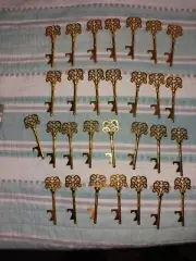 29 Key Bottle Openers,Vintage Look Skeleton Key Bottle Opener,Wedding Favors