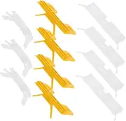 NOLITOY 11 Pcs Windshield Trim Fasteners Durable Replacement Clips for Secure Auto Body Attachment Stylish Design for Enhanced Appearance and Easy User Installation