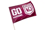 2025 State of Origin QLD Queensland GO Maroons GAME DAY FLAG