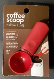 Bradshaw International Coffee Scoop Adjustable Handle Extends 2 Tablespoon