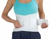 MABIS DMI Lumbar Support Brace, Unisex Lower Back Support Brace, Adjustable Lumb