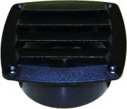 Louvre/Blower Vent Black Nylon 100mm Hose