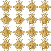 SUNNYCLUE 1 Box 50Pcs Small Bee Charms Honeybee Charms Bulk Cute Mini Insect Gold Hardworking Honey Bees Alloy Spring Charm for jewellery Making Charms Supplies DIY Necklace Bracelet Earrings Handmade