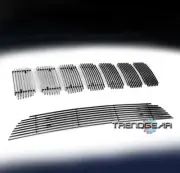FOR 2009-2010 JEEP GRAND CHEROKEE SRT8 UPPER+BUMPER BILLET GRILLE GRILL 8PCS SET (for: Jeep)
