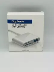 USB C SD Card Reader, Oyuiasle USB C to SD Card for iPhone 15/iPad/Mac/Laptop