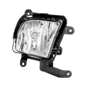 Fog Light Front Lamp For 2010 Kia Forte Passenger Side Chrome Housing Halogen