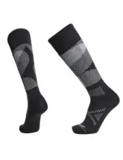 LeBent Shred Targeted Cushion Snow Sock | Black