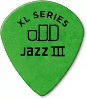 Dunlop Tortex Jazz III XL Picks, .88mm, 12 Pack