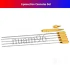Luer Lock Cannula Kit with Handle & Adapter for Abdominal Fat Transfer