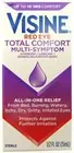Visine Red Eye Total Comfort ~ Muli-Symptom ~ Red Eye Drops Lubricant ~1/2 fl oz