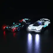 Brick Shine - Light kit for LEGO® Speed Champions Mercedes AMG 76909