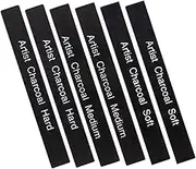 6pcs Artist Compressed Drawing Pencils Professional Sketching Charcoal Sticks for Adults