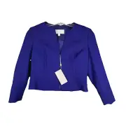 Boss Hugo Boss Blazer Women 4 Royal Blue Business Professional Preppy Academia