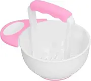 Food Mash Bowl - Non Slip Foods Mill with Grinding Rod, Vegetable Crusher Bowl | Baby Food Crusher for Kids Meals, Anti Scalding Foods Grinder for Fruits, Vegetables Soft Cooked