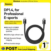 Baseus DP to DP 8K/4K/2K 240Hz Adapter Cable 1.5/2/3/5M Black for PS5 TV Box