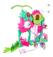 Fairy Flower House Playset Musical Lights Interchangeable Wings Doll Unicorn