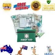 Mini First Aid Kit 92pcs Small First Aid Kit Includes Emergency Foil Blanket NEW