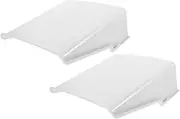 OKUMEYR 2 Sets Camera Cover Protective Shield for Outdoor Security Cameras Rain Sun Protection Durable Design Safeguards Lenses from Damage