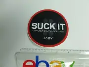 4" SUCK IT JOBY Mountain Road BMX Bike Ride FRAME STICKER DECAL (Bin 50LSFM)