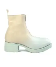 Gradient two-color zipper and ankle boots 38,39 Nude