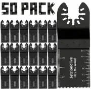 50Pcs Oscillating Multi Tool Saw Blade For Fein Makita Bosch Wood Metal 34mm ☏