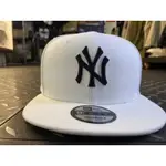 NKSHOP NEW ERA MLB 9FIFTY 洋基 NY YANKEES白底黑字 棒球帽 可調帽 950 棒帽