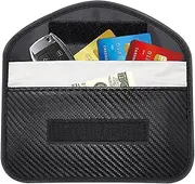 Cell Phone Signal Blocking Bag | Key Fob Cage Block Signal Anti-Theft Case | Carbon Fiber Radiation-Proof Anti-Theft Bag for Key Fob