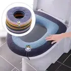 Soft WC Ring Mat Universal Toilet Cover Cushion Toilet Seat Cover Winter