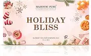 MAJESTIC PURE Holiday Essential Oil Gift Set | Apple Cider, Candy Cane, Forest Pine, Winter Mint, Cranberry, Mistletoe Candle Freshie Scents for Candle Making, Soap Making - 2 Fl oz