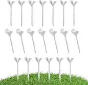 PVC Long Golf Tees - Professional Golf Tees Accessories Aids, 20 x Tall Tees | Classics Tees, Consistent Long Training Equipment Practice Tool, Improve Swing Accuracy and Distance