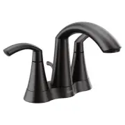 Moen 6172 Glyde 1.2 GPM Centerset Bathroom Faucet - Black