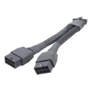 Efficient Double 8Pin to 12+4Pin Power Adapter Cable for GPU Cards RTX4070/4080