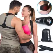 Posture Support Brace - Adjustable for Men & Women, Enhance Upper Back Alignment