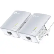 TP-LINK PA4010KIT 600Mbps Powerline Adapter Kit Homeplug AV Standard Compliant
