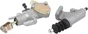 BWPEXZ Compatible with Civic Accord CRV Components Acura RSX TSX 46920-S7A-A03 46920-C7A-A01 46920-S7A-A04 with 2 Clutch Master Cylinders and Slave Cylinders