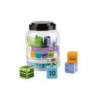 hand2mind Math Activity Dice Set, Foam Math Dice for Kids Ages 5-8, Set of 16