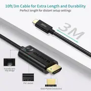 Choetech XCH0030 Gen2 4K USB-C to HDMI Cable 3M Black
