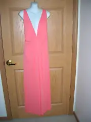 NATORI - SLEEVELESS GOWN - "APHRODITE" - THE COLOR IS CORAL - SIZE 3X - NWT!