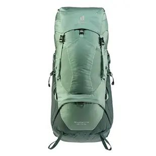 Deuter AIRCONTACT LITE拔熱式透氣背包 45+10SL 3340421 辣椒紅/蘆薈綠【野外營】