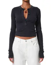 Citizens of Humanity Varra Henley Top
