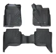 Genuine Ford Next-Gen Ranger Black Edition All Weather Floor Mats Set 2022 - On